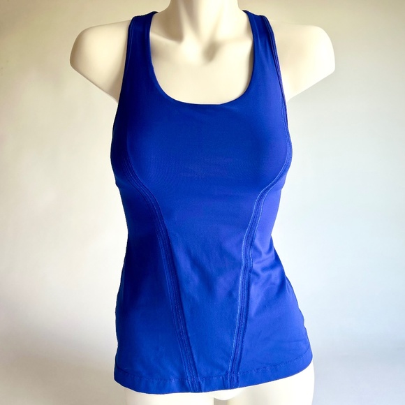 Lululemon Blue Polyester Sleeveless Sport Top size 4 - Picture 1 of 12